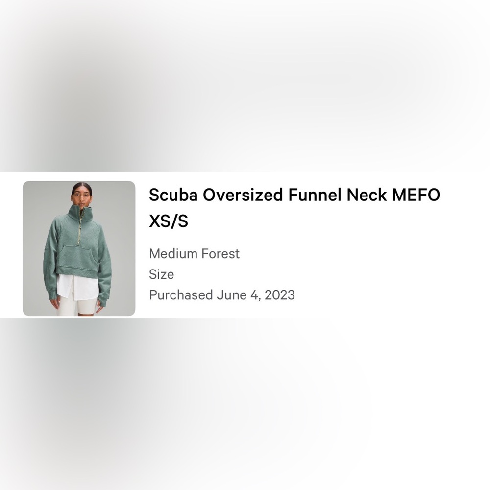 Lululemon Scuba Oversized Funnel Neck Hoodie